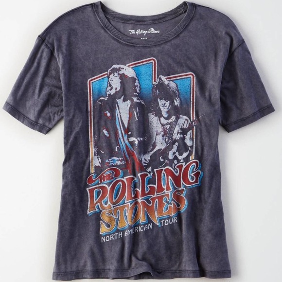 NEW AE x Rolling Stones Graphic Band Tee S - Picture 2 of 10